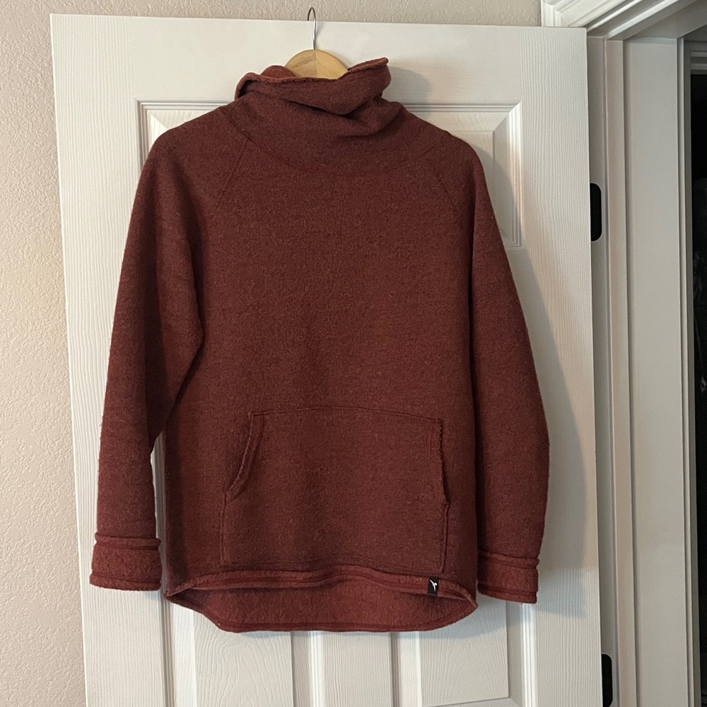 NWOT Duckworth Womens Powder High Kneck Sweater size XS red